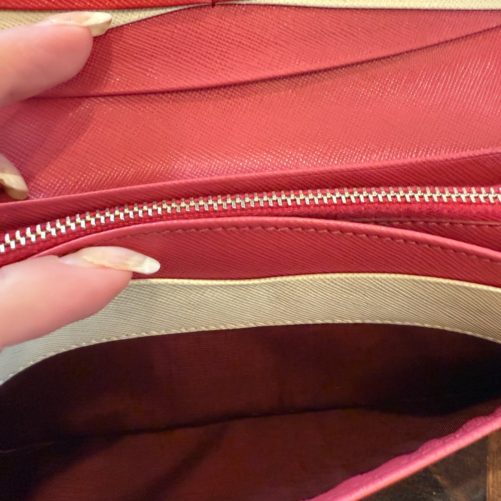 Prada Pink Leather Chain Wallet Crossbody - Picture 13 of 16